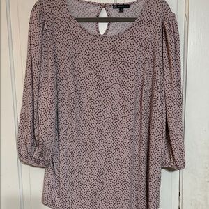 Elegant Pink Patterned Dress